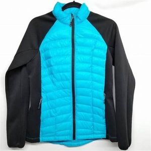 32 Degrees Black & Blue Puffer Jacket small